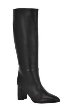 PAIGE Katy Knee High black leather Boot (Women) NEW $498.00 retail price